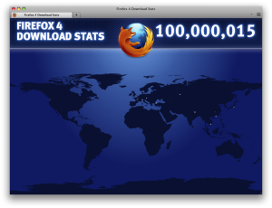 100,000,015 Firefox Downloads